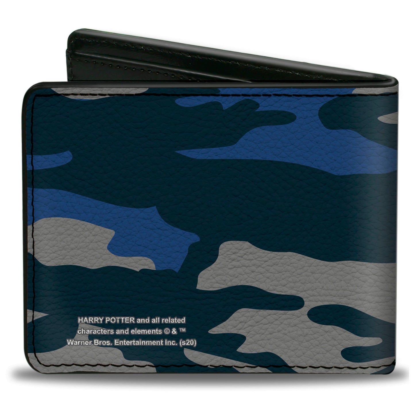 Bi-Fold Wallet - Harry Potter Ravenclaw Crest Camo Blues Grays