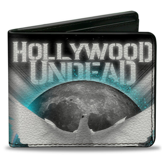 Bi-Fold Wallet - HOLLYWOOD UNDEAD New Empire Vol 1 Dove Black White Grays Teal
