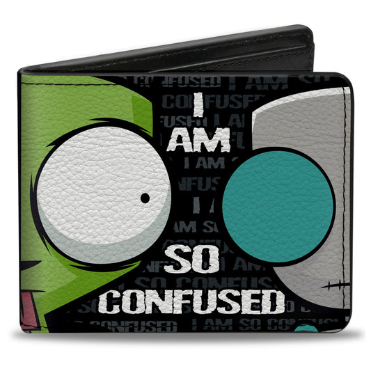 Bi-Fold Wallet - Invader Zim/Robot CLOSE-UP I AM SO CONFUSED