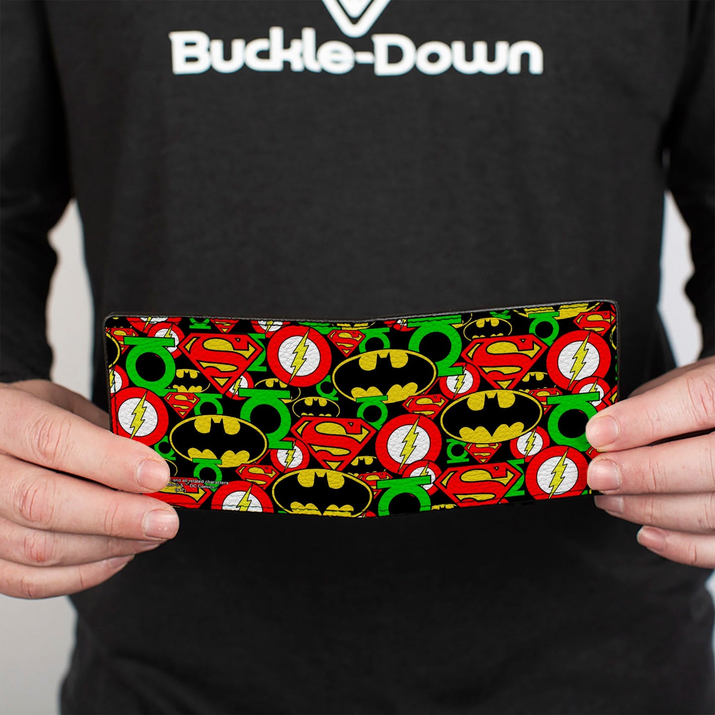 Bi-Fold Wallet - Justice League Stacked Logos