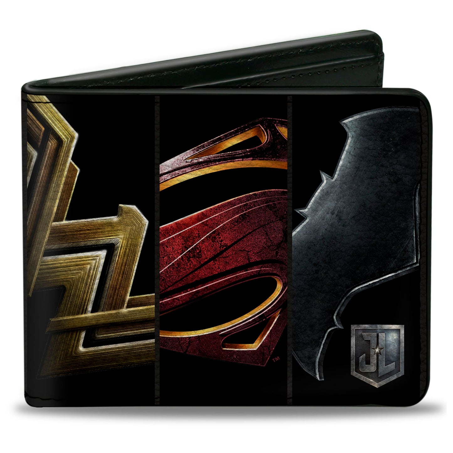 Bi-Fold Wallet - Justice League 2017 6-Superhero Icon Blocks