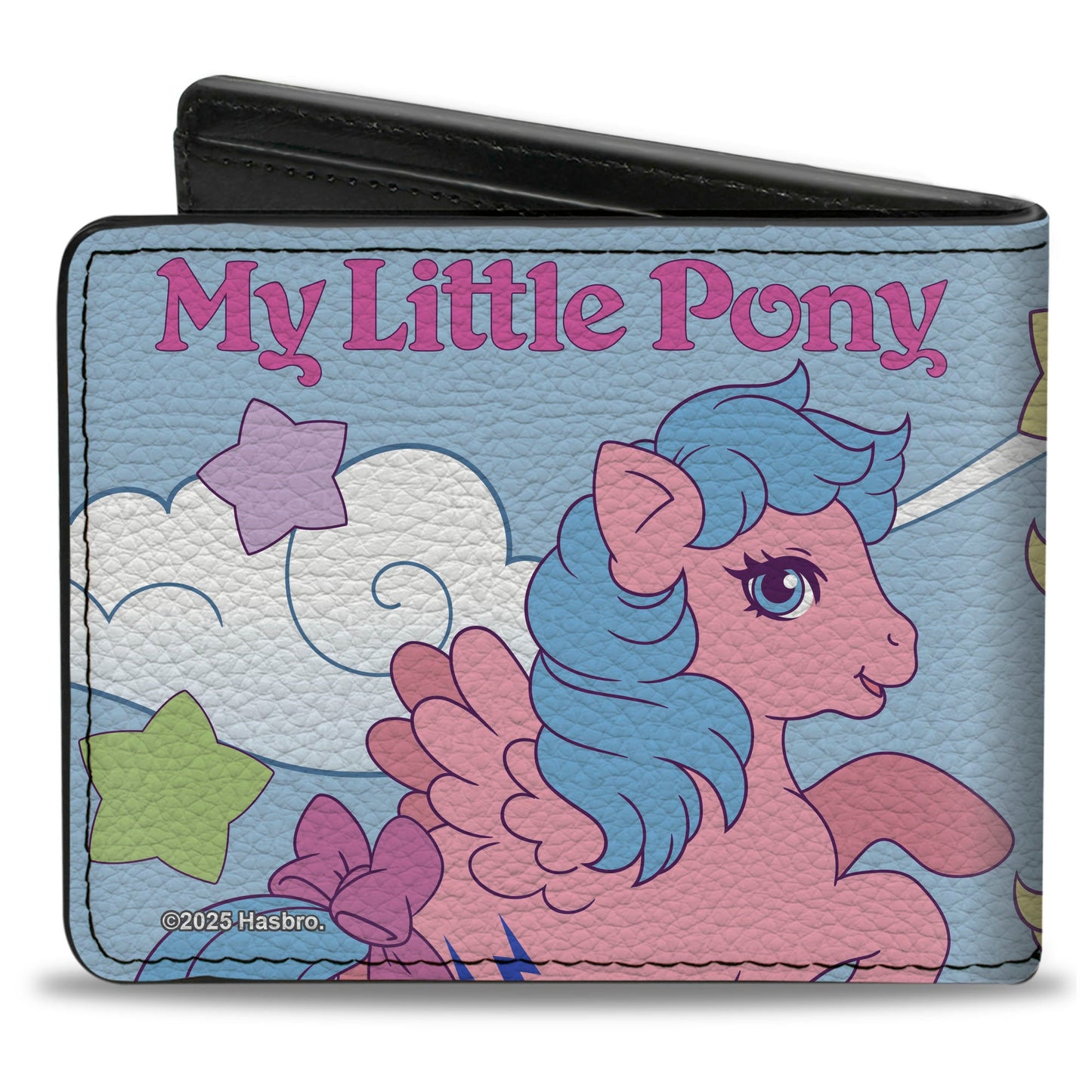 Bi-Fold Wallet - MY LITTLE PONY Two Pony Star Cloud Pose and Title Logo Blue/Multi Color