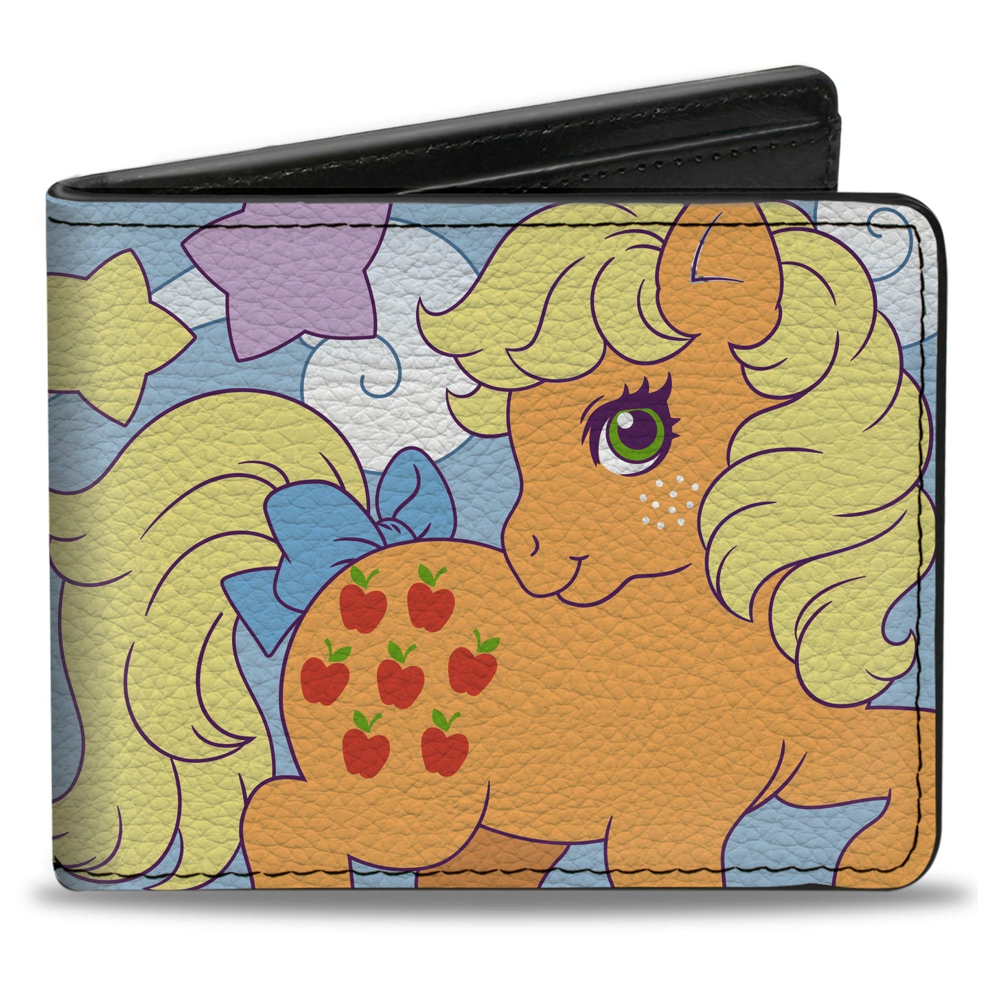 Bi-Fold Wallet - MY LITTLE PONY Two Pony Star Cloud Pose and Title Logo Blue/Multi Color