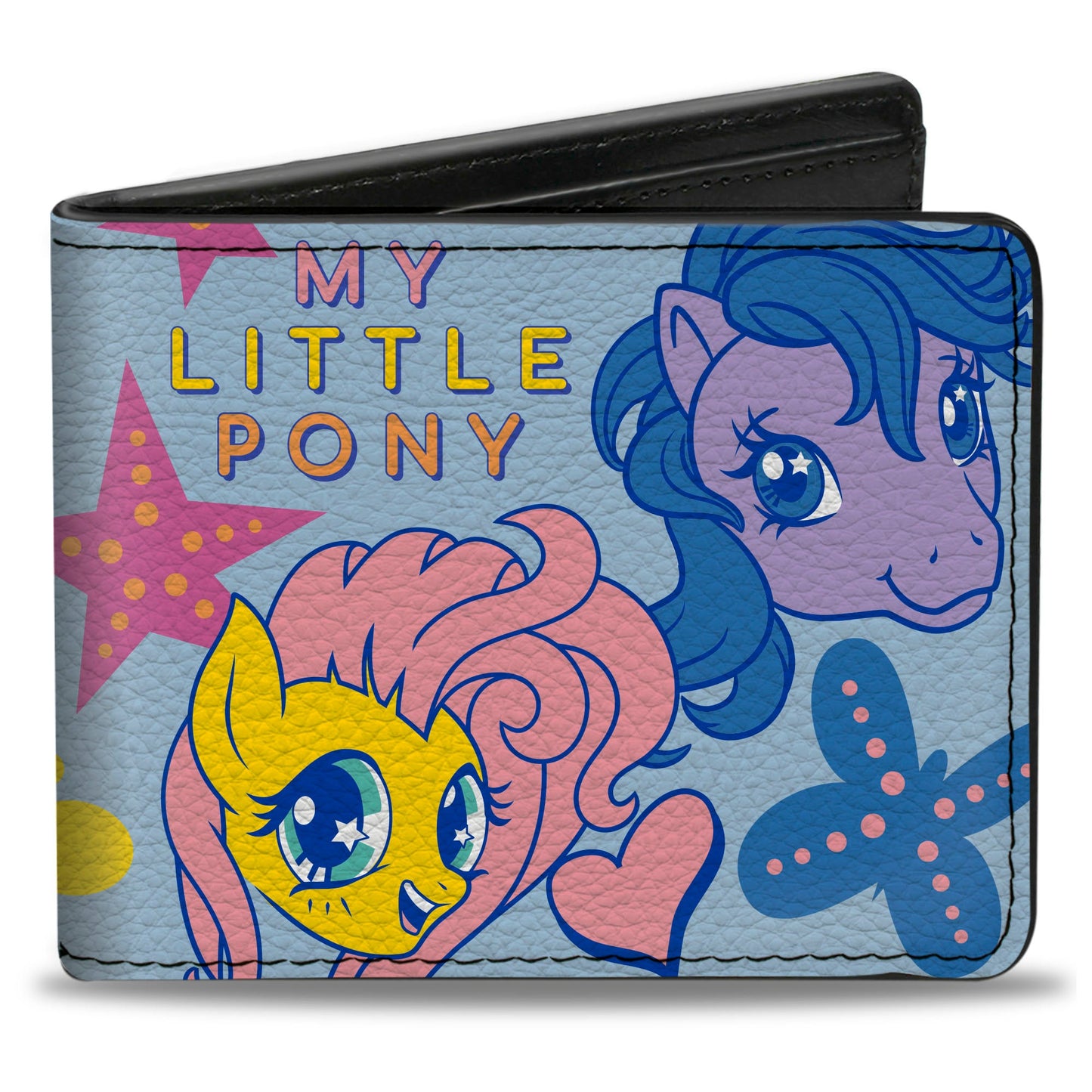 Bi-Fold Wallet - MY LITTLE PONY Three Ponies TOGETHER FOREVER Light Blue/Multi Color