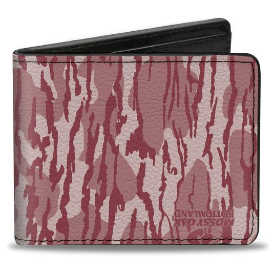 Bi-Fold Wallet - Mossy Oak Bottomland Camo Pinks