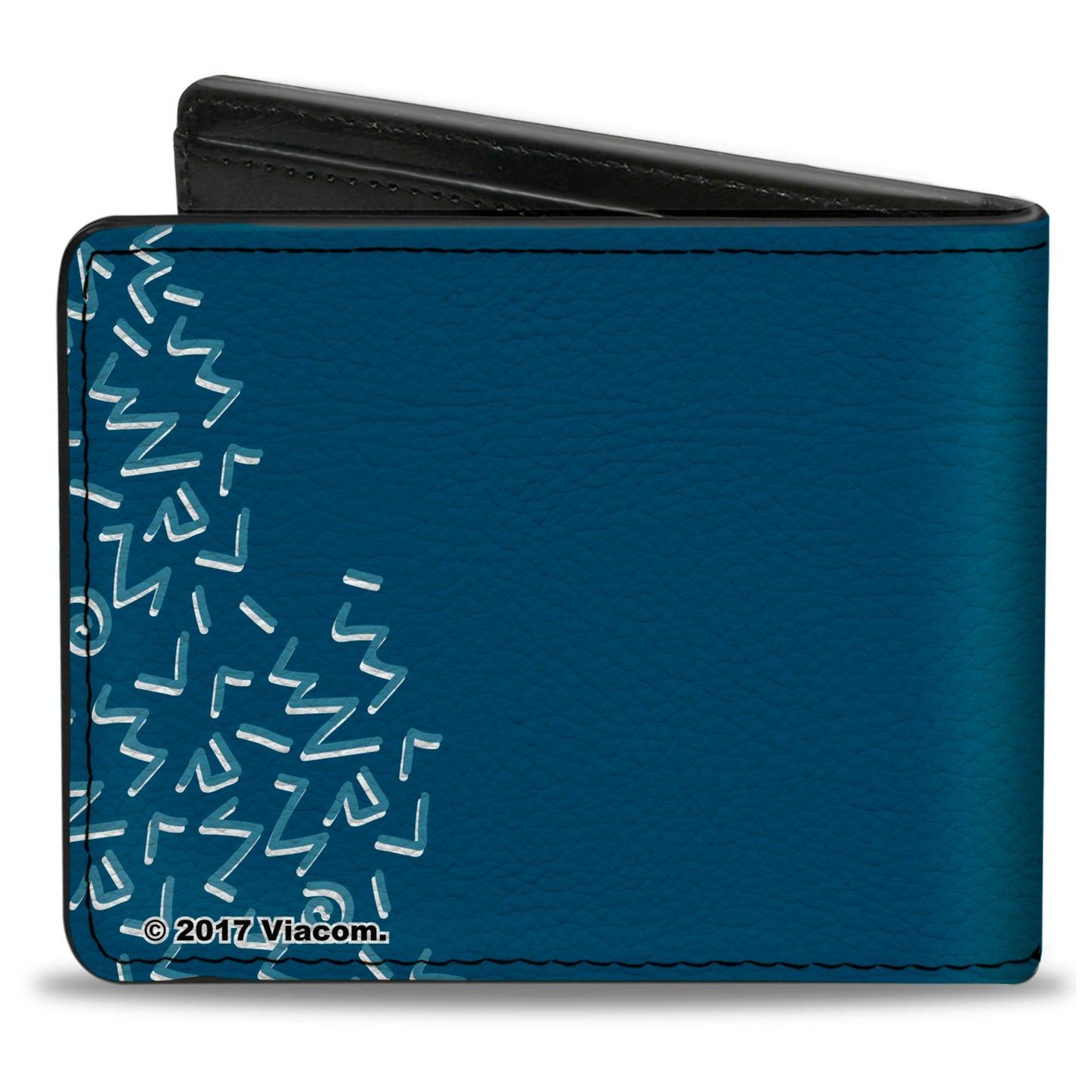 Bi-Fold Wallet - Nick 90's Rewind 7-Character Group Pose Turquoise