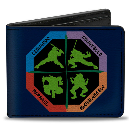 Bi-Fold Wallet - Turtle Octagon Poses + TEENAGE MUTANT NINJA TURTLES