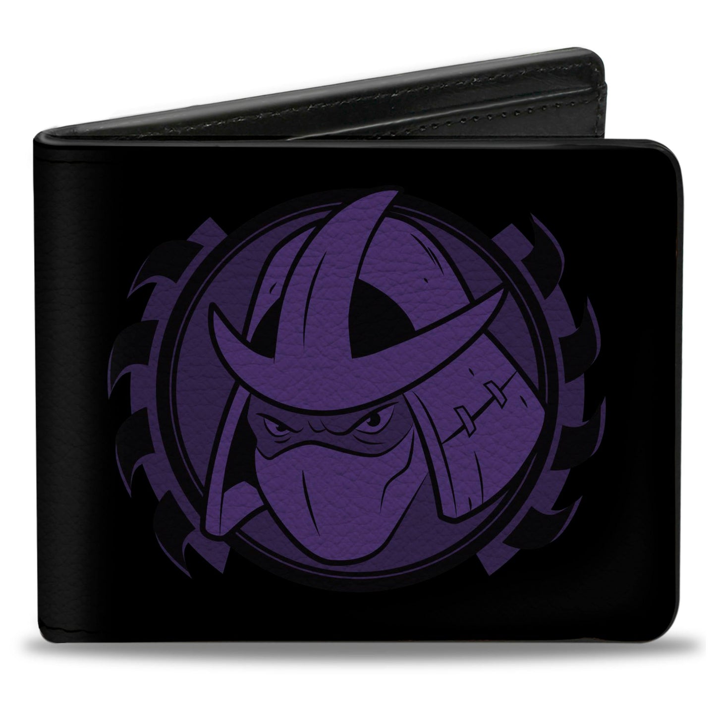 Bi-Fold Wallet - Shredder Face + TEAM BAD GUYS Black Purple