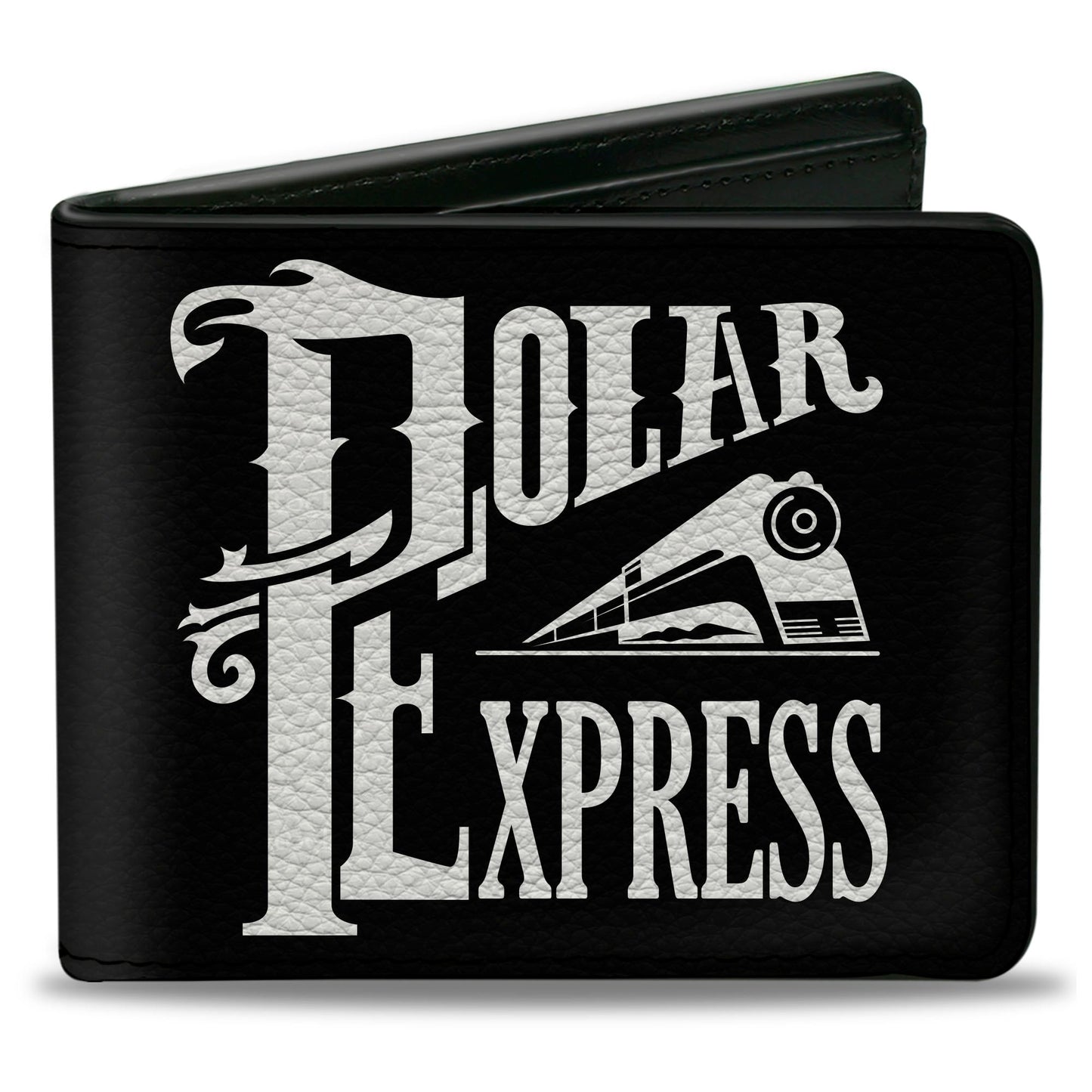 Bi-Fold Wallet - Classic POLAR EXPRESS Train Logo Black White