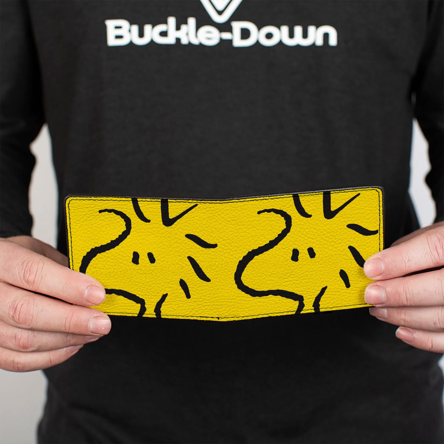 Bi-Fold Wallet - Peanuts Woodstock Face Yellow/Black