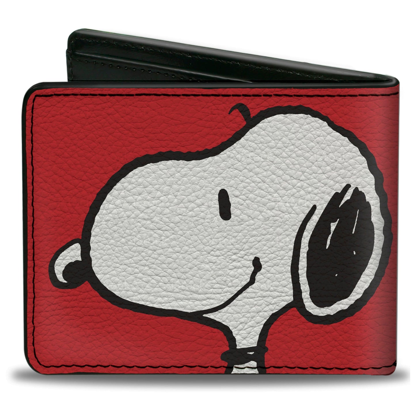 Bi-Fold Wallet - Peanuts Snoopy Smiling Profile Pose Red