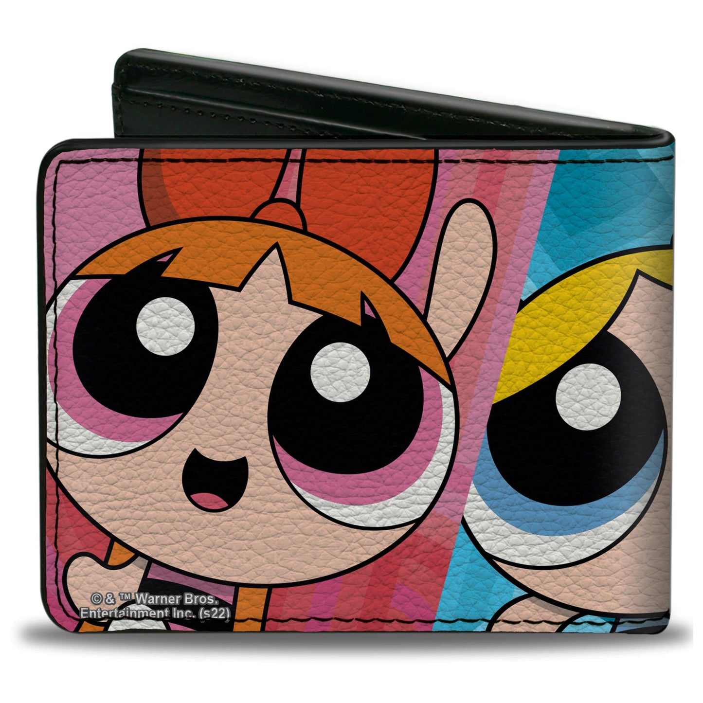 Bi-Fold Wallet - The Powerpuff Girls Character Close-Up Blocks