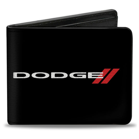 Bi-Fold Wallet - DODGE Red Rhombus Black White Red