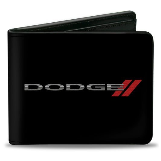 Bi-Fold Wallet - DODGE Red Rhombus Black Silver Red
