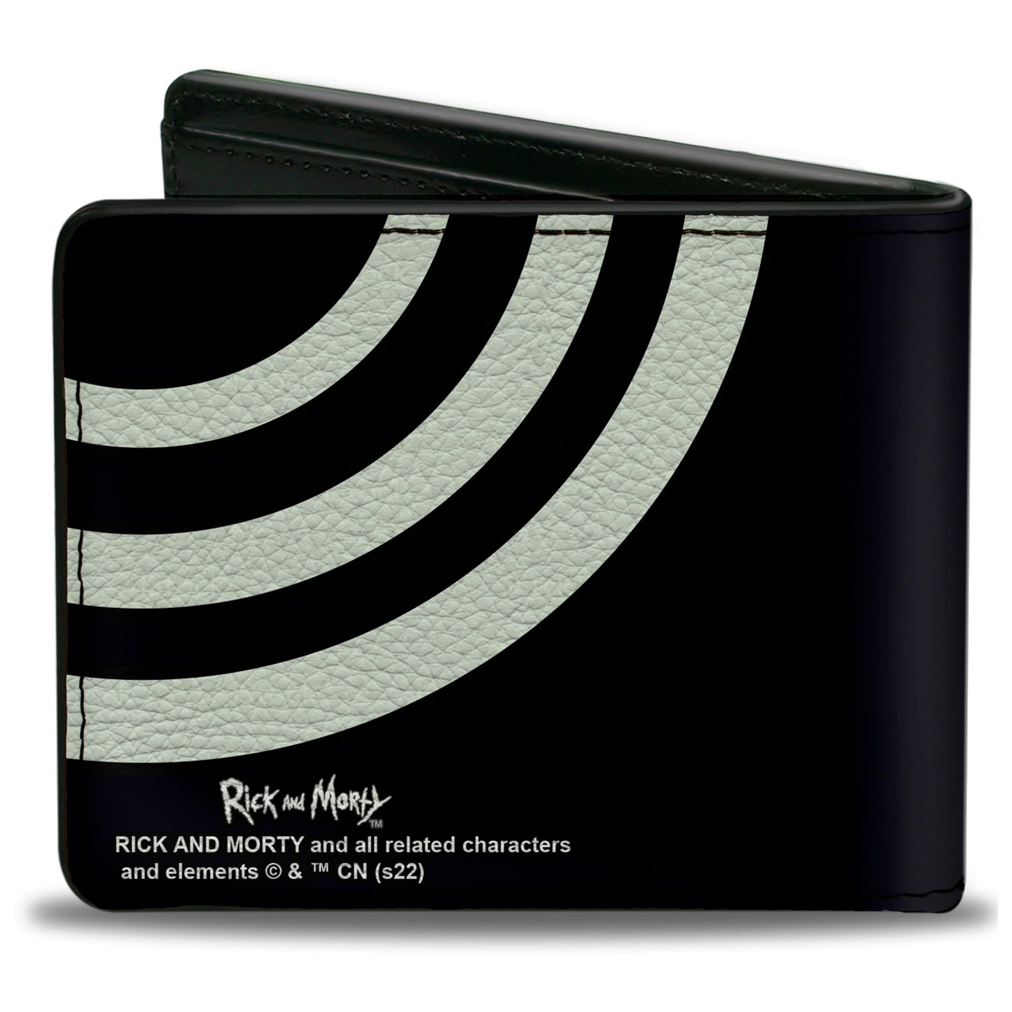 Bi-Fold Wallet - Rick and Morty Mr. Always Wants to Be Hunted HURT ME Pose Black/White