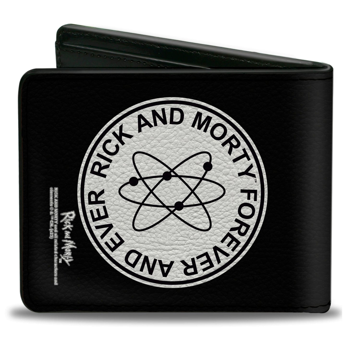 Bi-Fold Wallet - RICK AND MORTY FOREVER AND EVER Logo Black/White