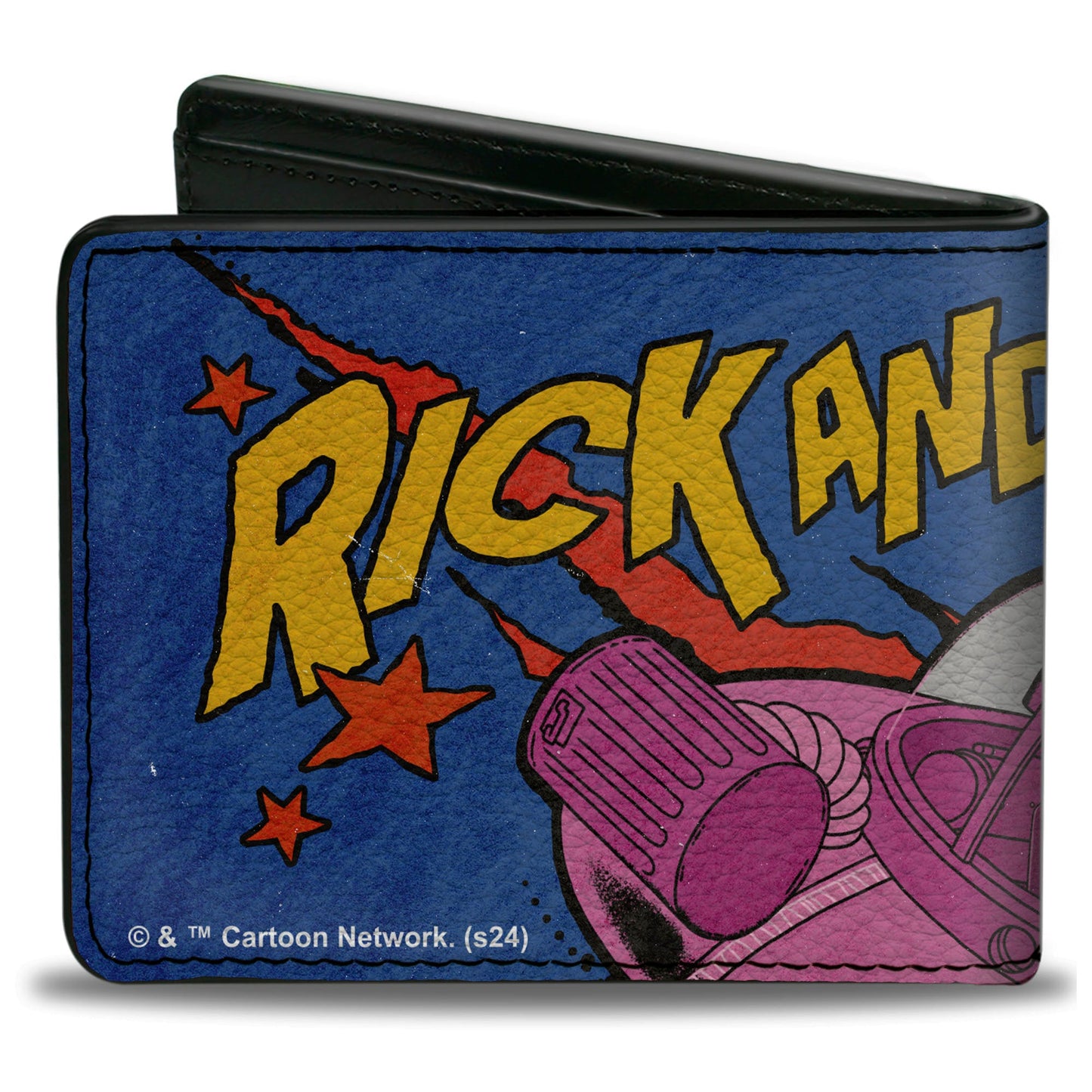 Bi-Fold Wallet - RICK AND MORTY Don't Think About It Spaceship Pose Blue