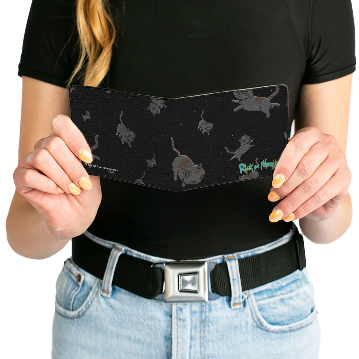 Bi-Fold Wallet - RICK AND MORTY Cats in Space Scattered