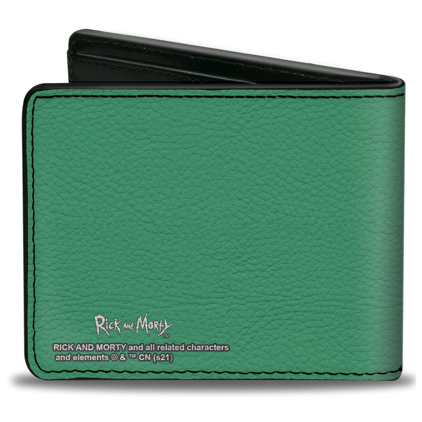 Bi-Fold Wallet - RICK AND MORTY Floating Portal Pose Turquoise/Blue