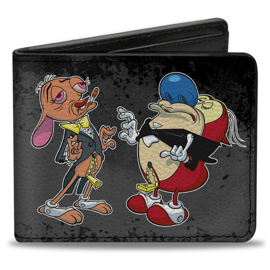Bi-Fold Wallet - Ren & Stimpy Onward & Upward + Logo