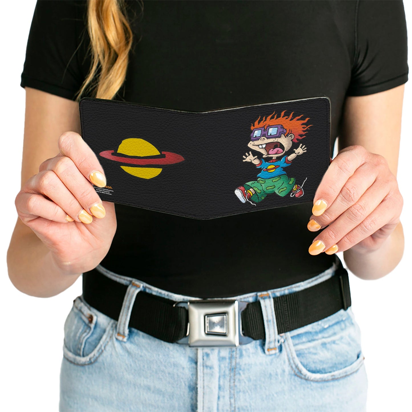 Bi-Fold Wallet - Chuckie Running Pose + Saturn Black