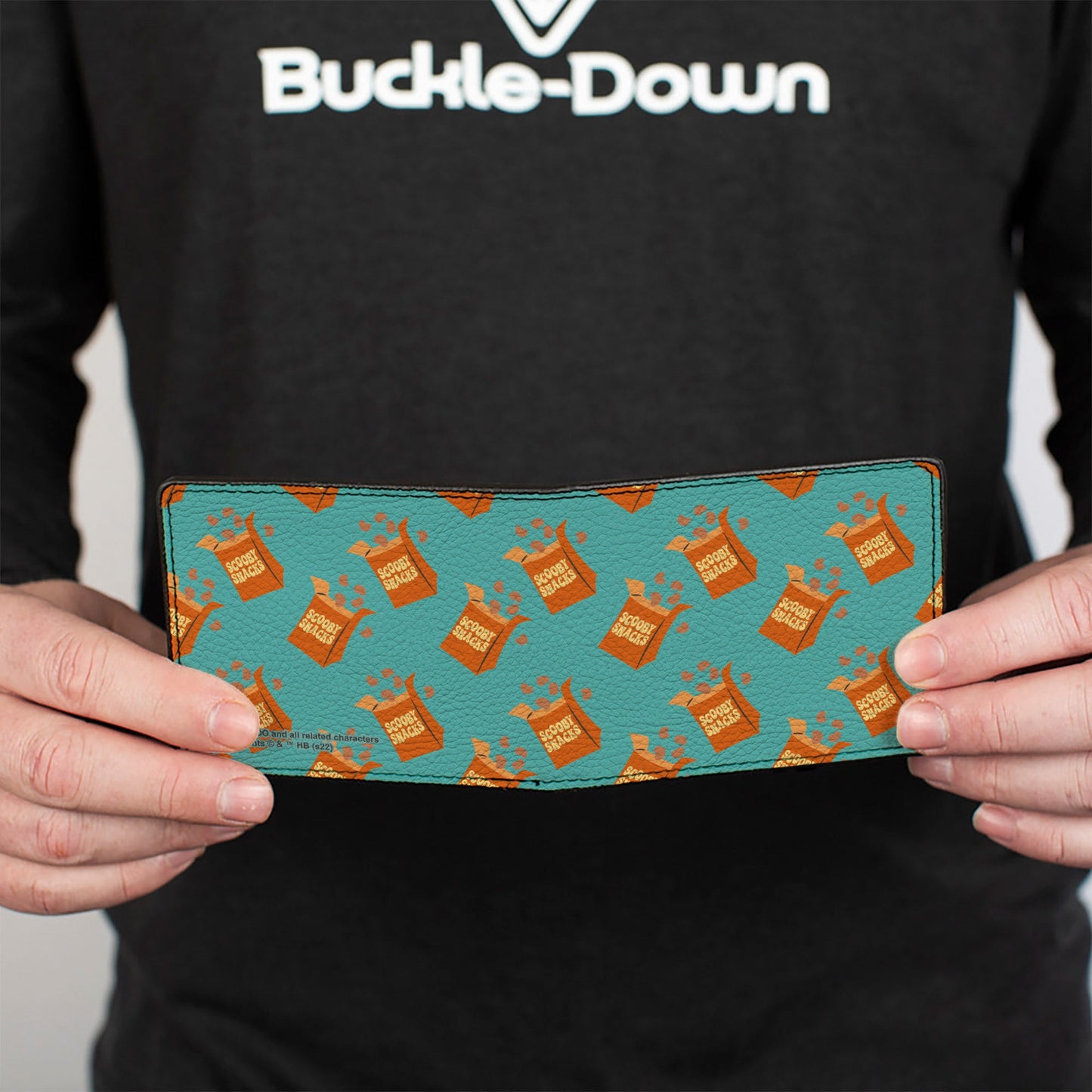 Bi-Fold Wallet - Scooby Doo Scooby Snacks Box Collage Blue