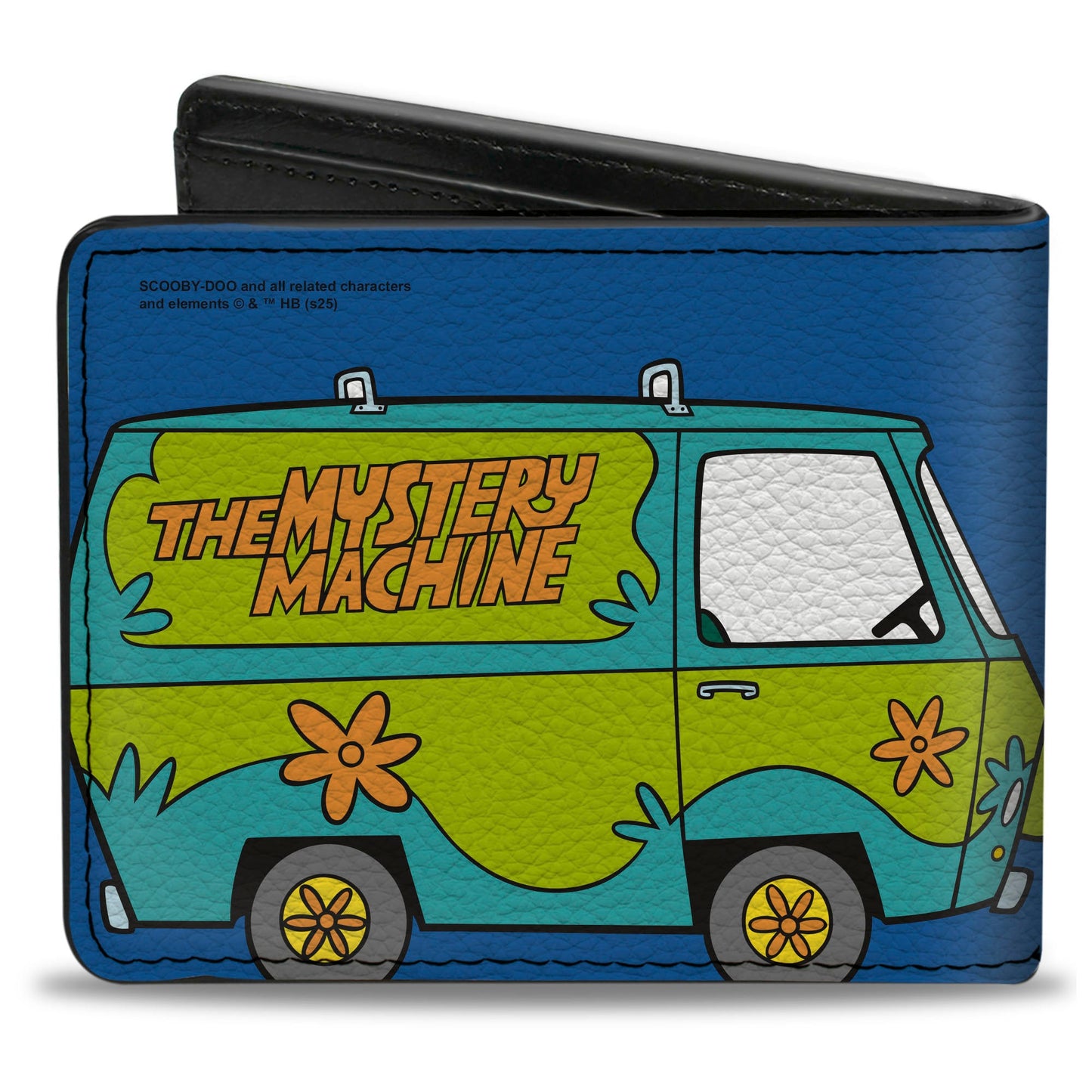Bi-Fold Wallet - SCOOBY-DOO Mystery Machine and Character Group Pose Blue