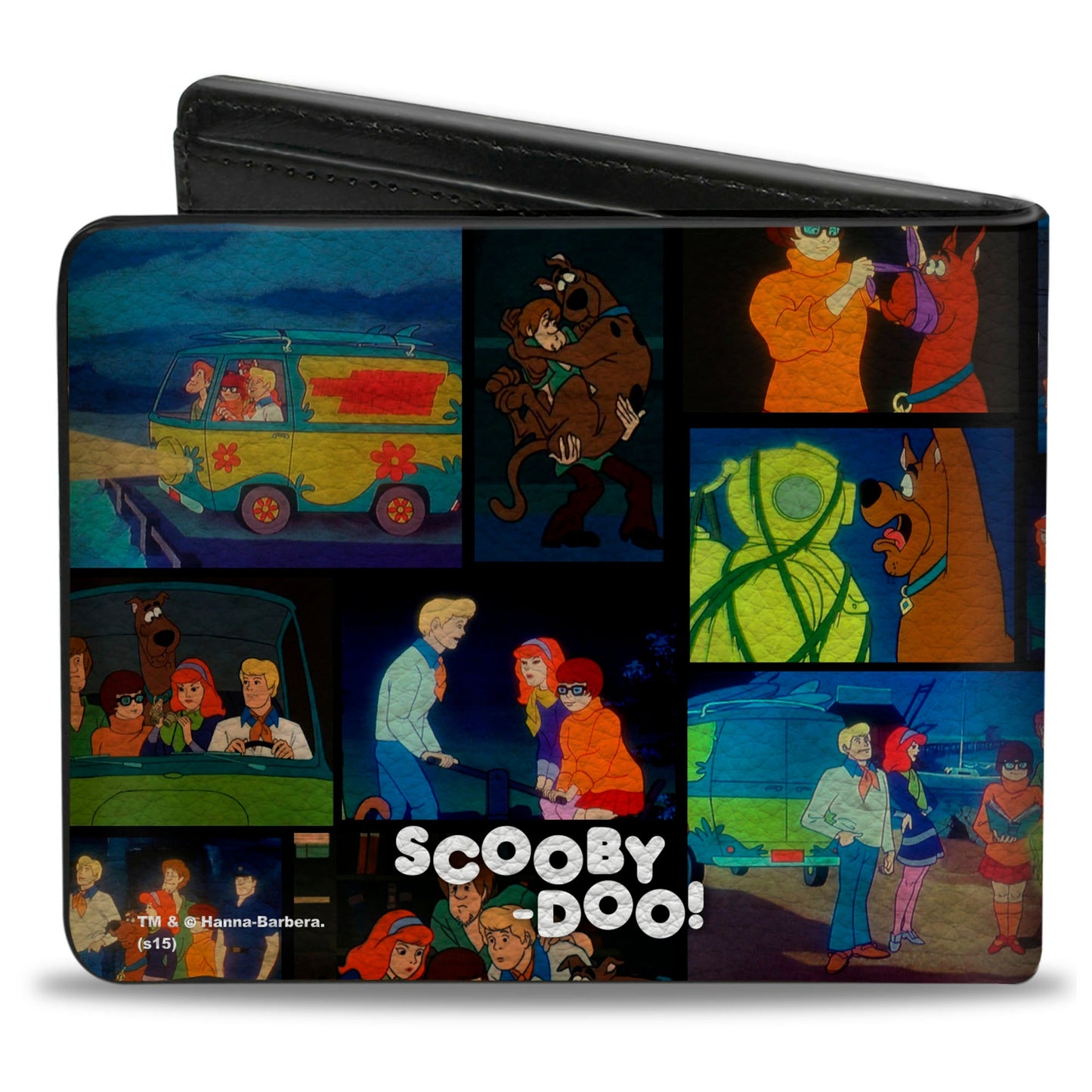 Bi-Fold Wallet - Scooby Doo & Shaggy Pose Scene Blocks + SCOOBY DOO!