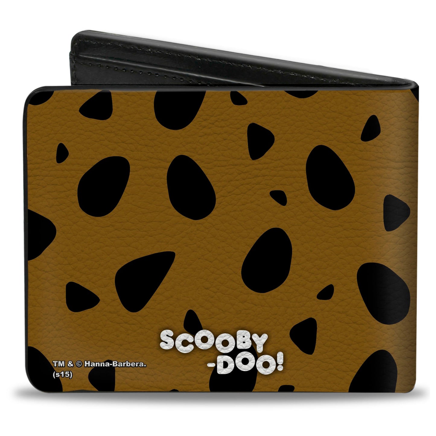 Bi-Fold Wallet - SCOOBY DOO CLOSE-UP Expression Spots Brown Black White