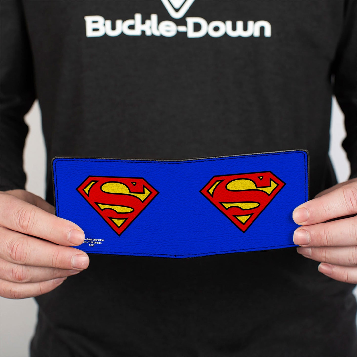 Bi-Fold Wallet - Superman Shield Blue Red Yellow