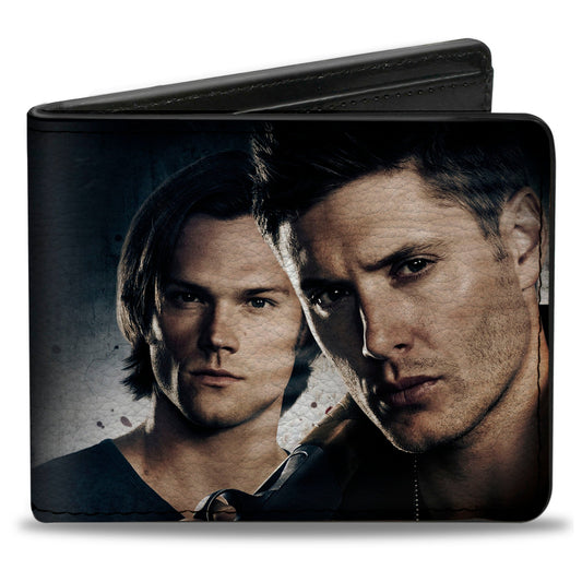 Bi-Fold Wallet - Winchester Brothers CLOSE-UP + SUPERNATURAL Logo