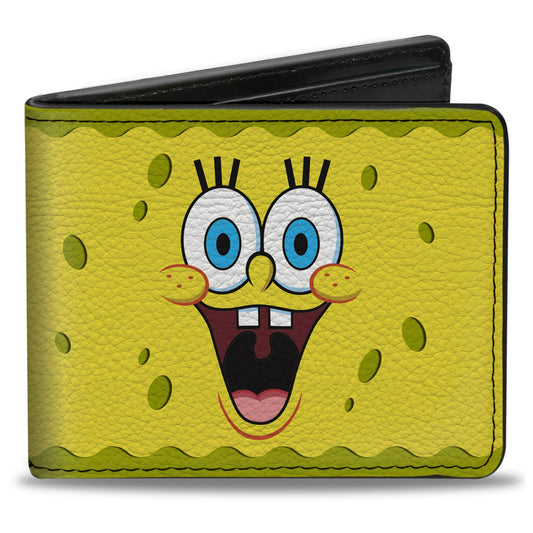 Bi-Fold Wallet - SpongeBob 2-Expressions Yellows