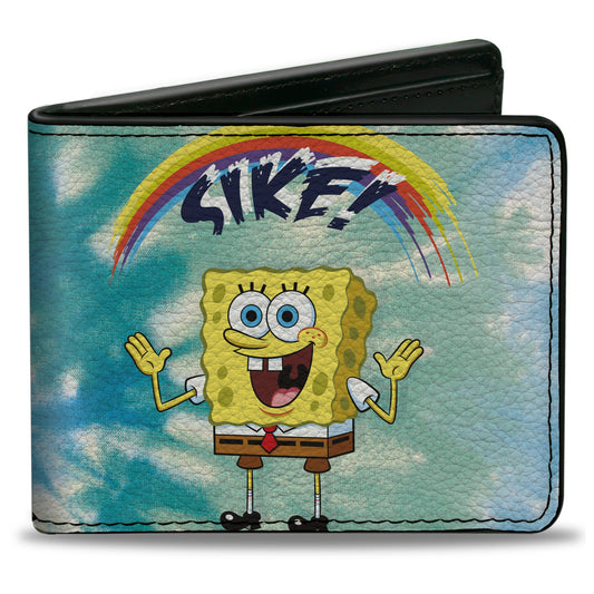 Bi-Fold Wallet - SpongeBob SquarePants Rainbow SIKE! Pose Blues