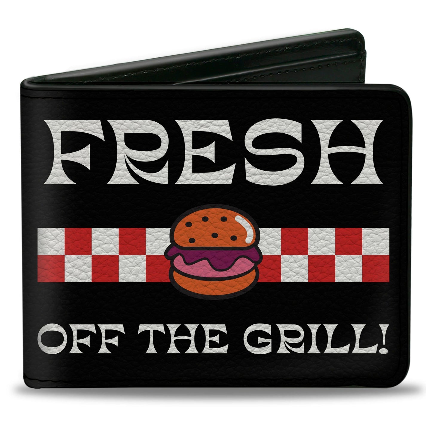 Bi-Fold Wallet - SpongeBob SquarePants The Krusty Krab FRESH OFF THE GRILL Black/White