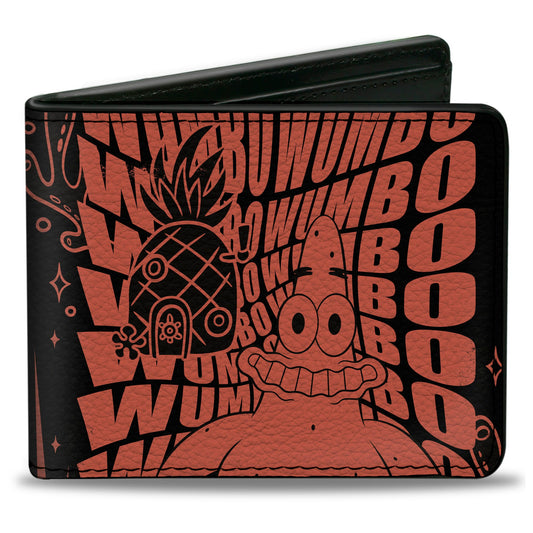 Bi-Fold Wallet - SpongeBob Patrick Star WUMBO Pose Black/Red