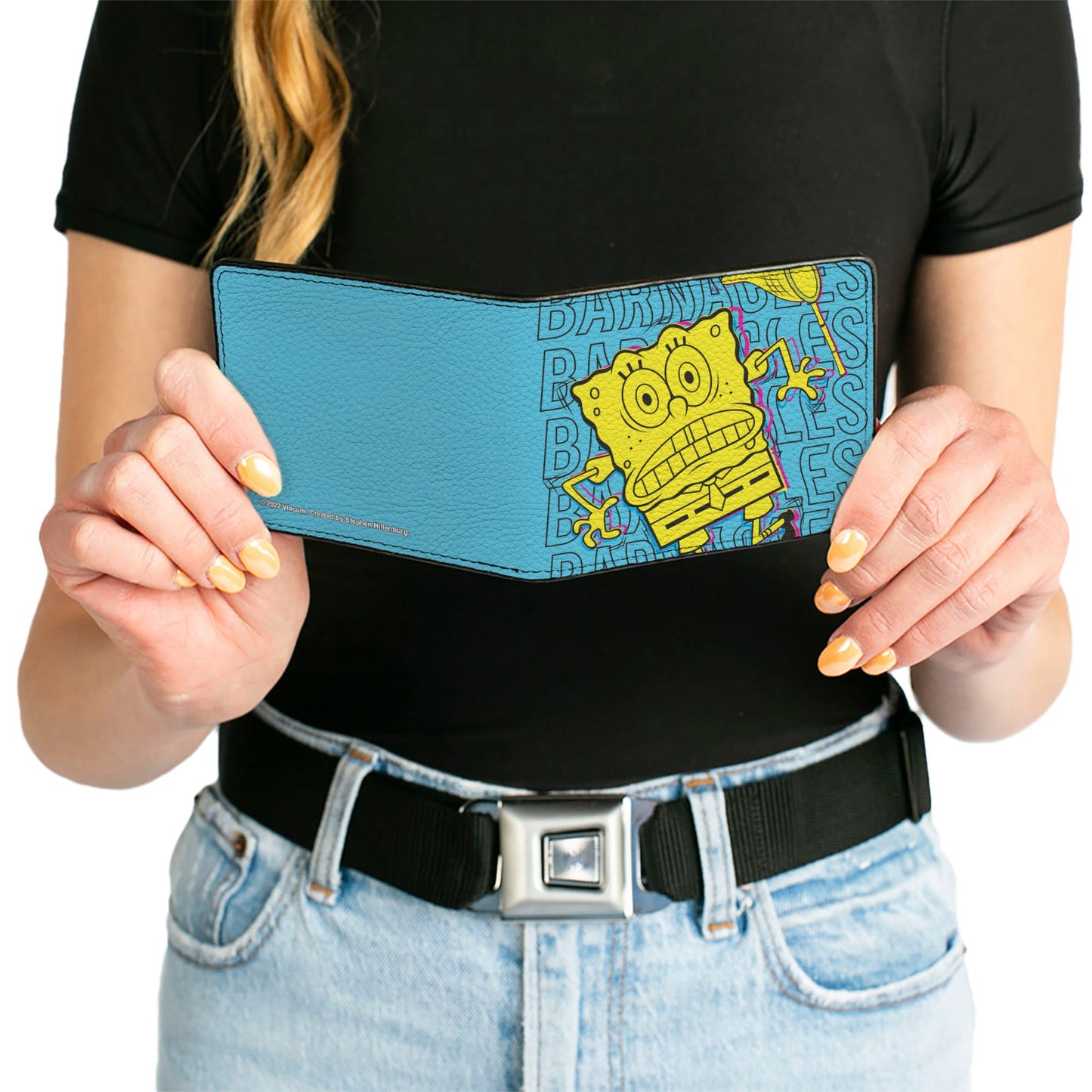 Bi-Fold Wallet - SpongeBob SquarePants BARNACLES Pose Blue