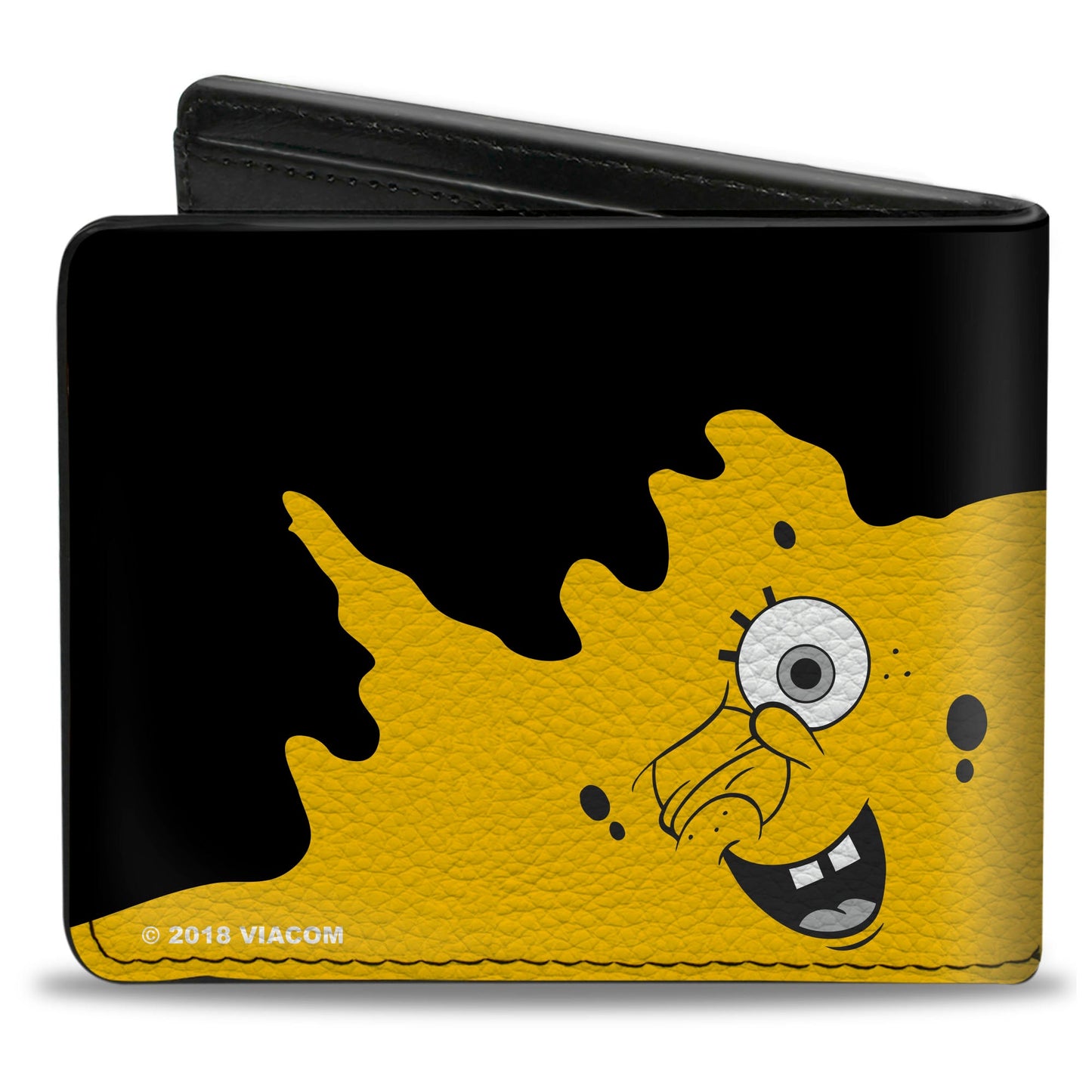 Bi-Fold Wallet - SpongeBob Paint Bucket Black Yellow