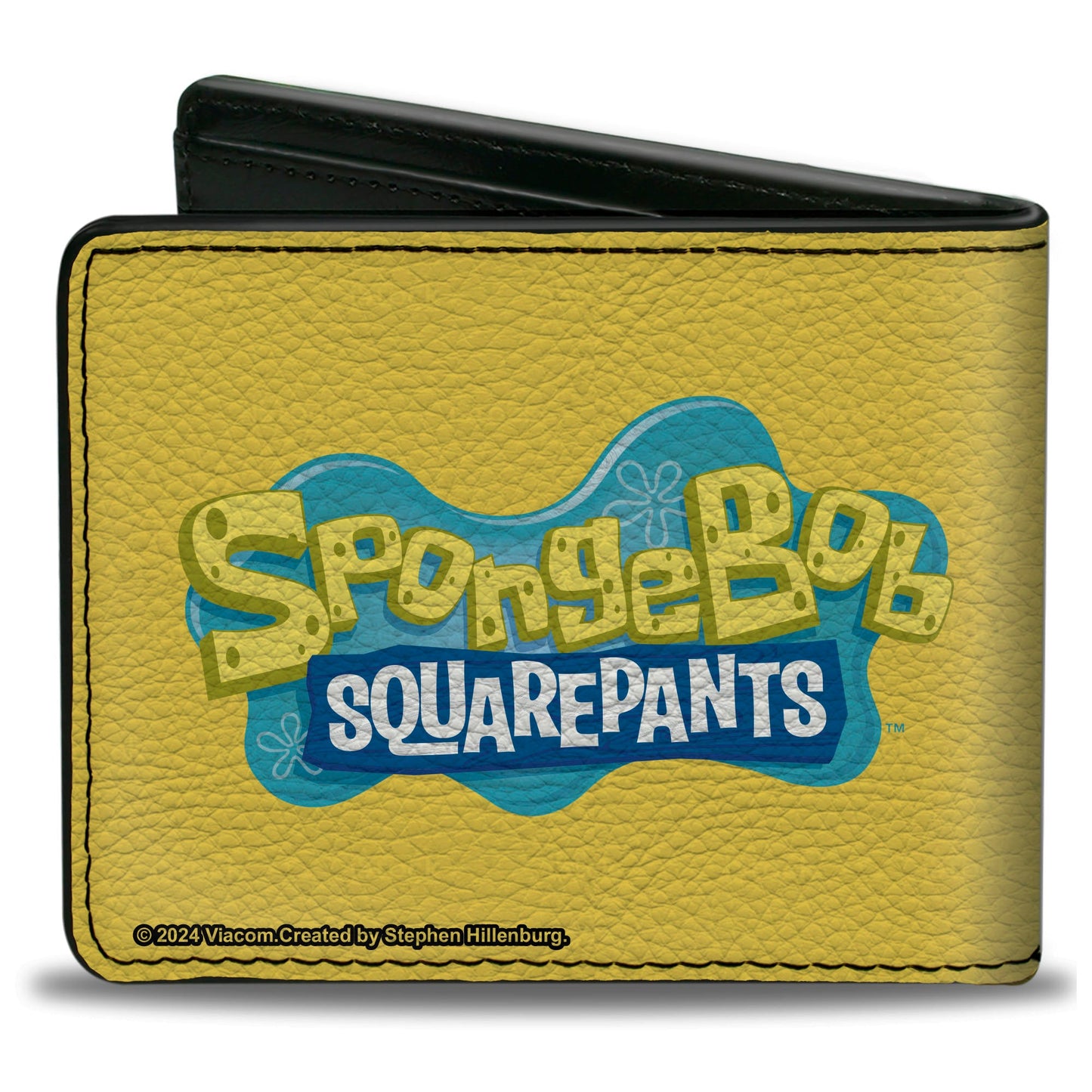 Bi-Fold Wallet - SPONGEBOB SQUAREPANTS STILL NO PICKLES and Title Logo Yellow/Multi Color