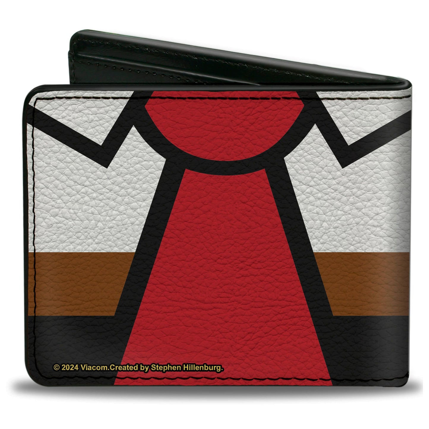 Bi-Fold Wallet - SpongeBob SquarePants Face and Tie Character Close-Up Blocks