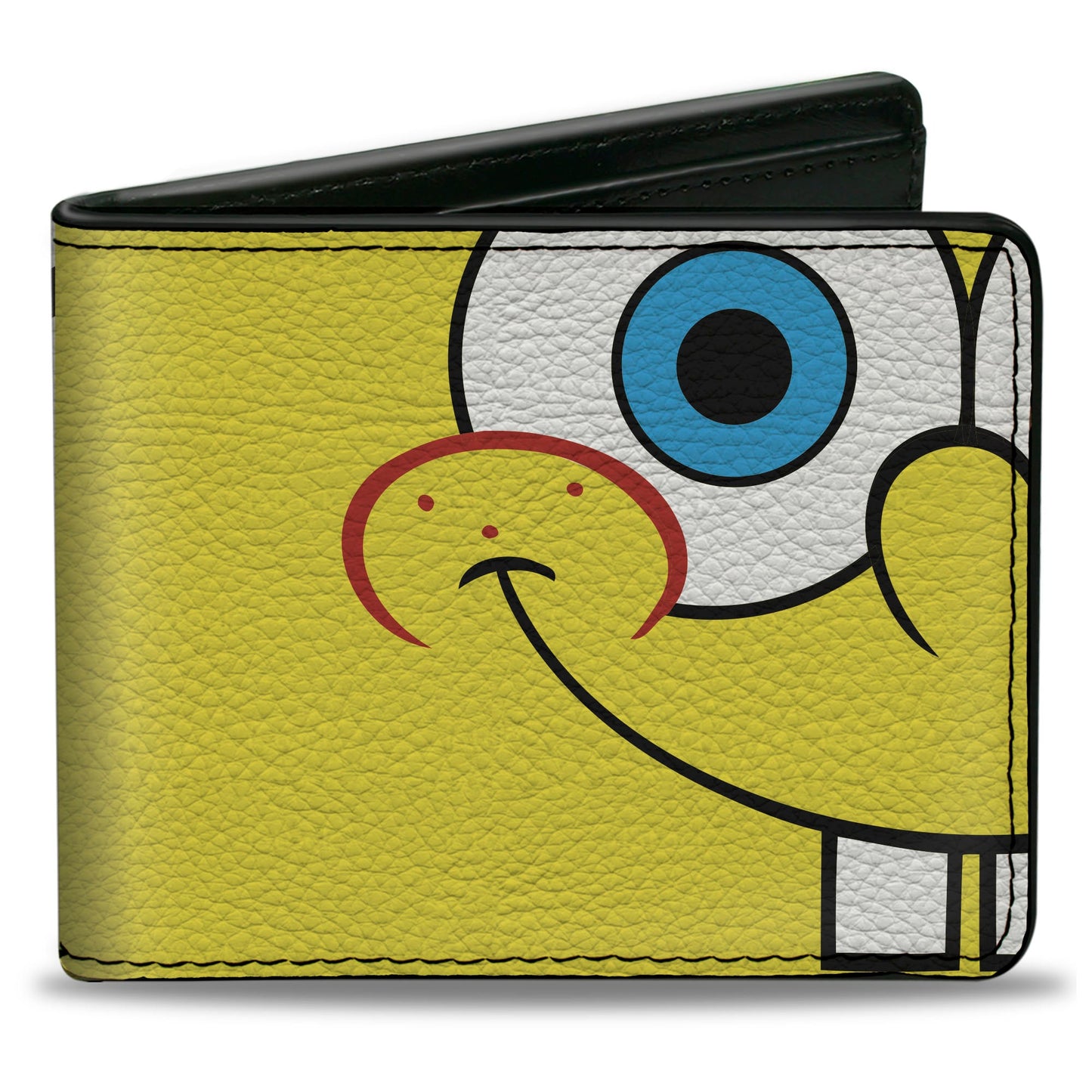 Bi-Fold Wallet - SpongeBob SquarePants Face and Tie Character Close-Up Blocks