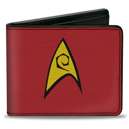 Bi-Fold Wallet - Classic STAR TREK Starfleet Operations Insignia Logo Red/Yellow