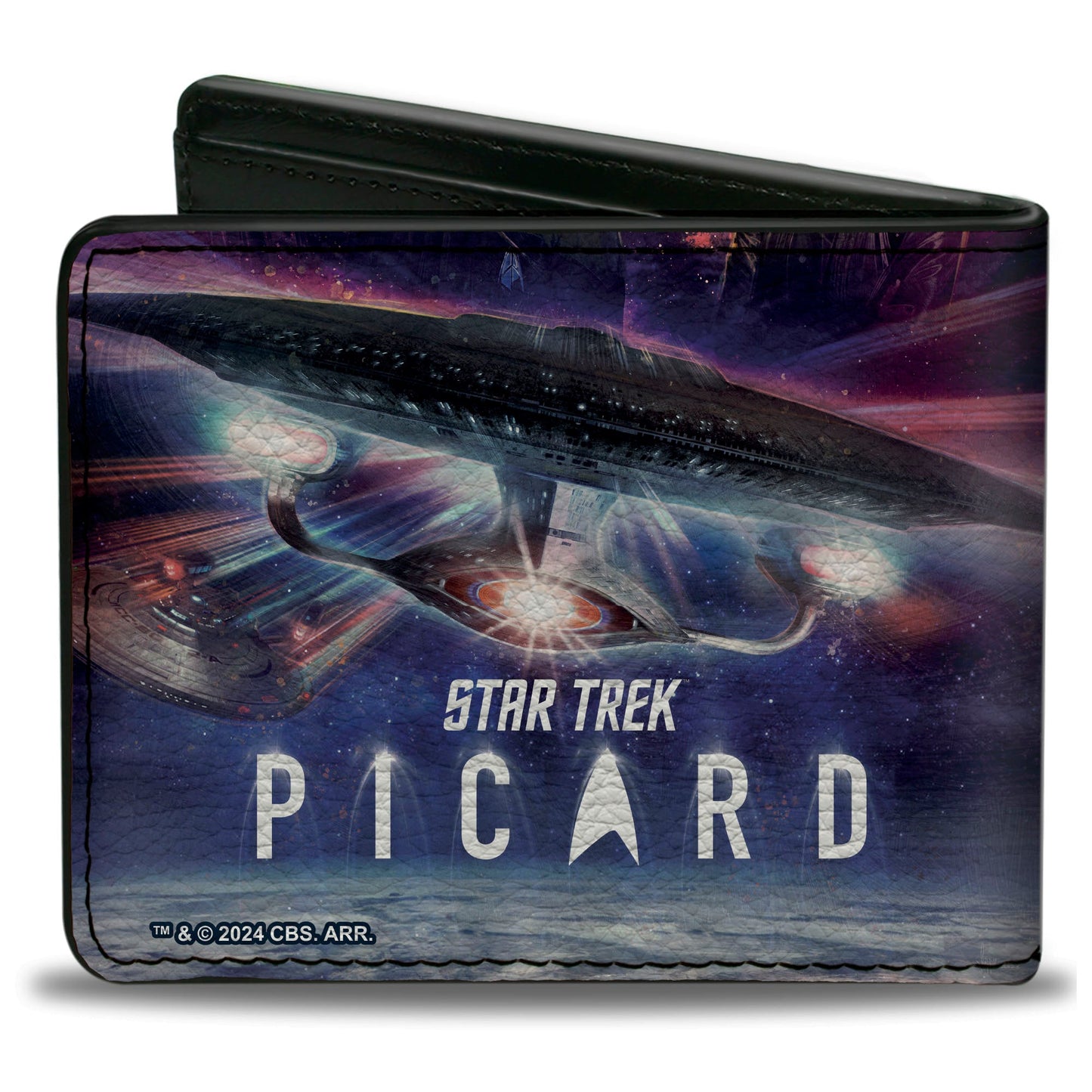 Bi-Fold Wallet - STAR TREK PICARD Group Pose and Title Logo Multi Color