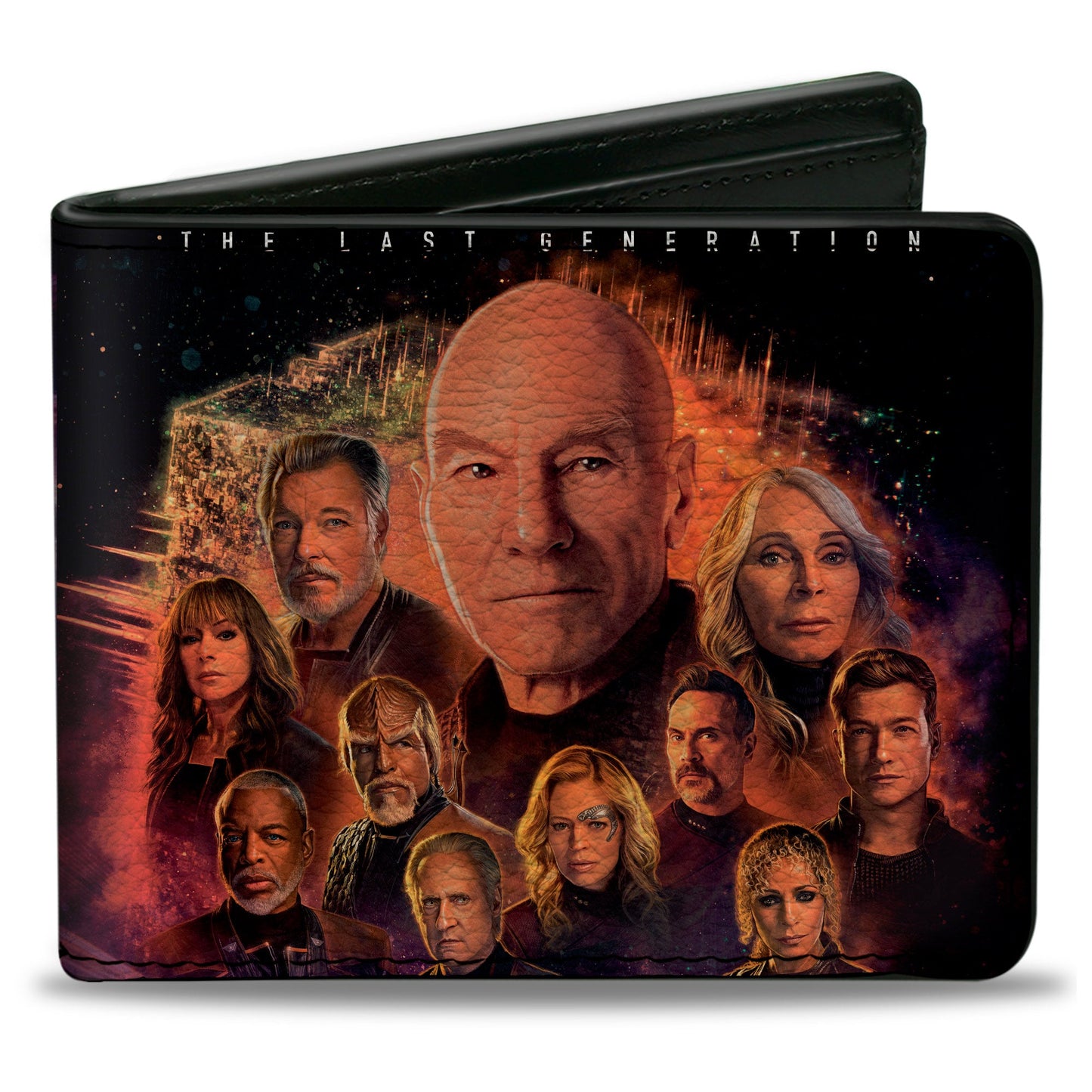 Bi-Fold Wallet - STAR TREK PICARD Group Pose and Title Logo Multi Color