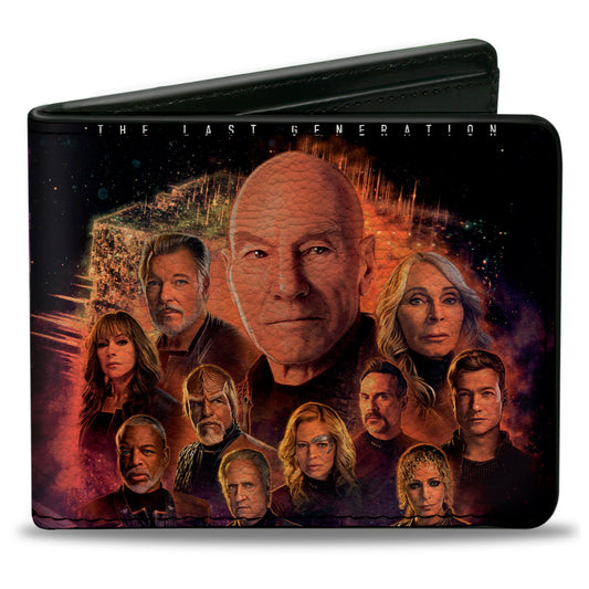 Bi-Fold Wallet - STAR TREK PICARD Group Pose and Title Logo Multi Color