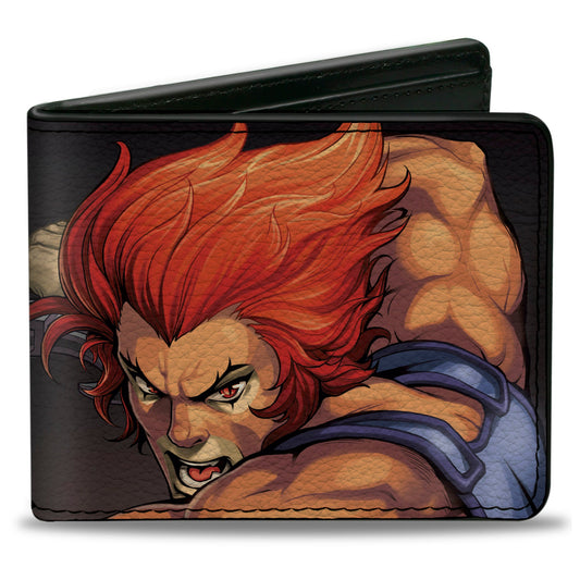 Bi-Fold Wallet - THUNDERCATS Lion-O Sword of Omens Title Logo Pose Black