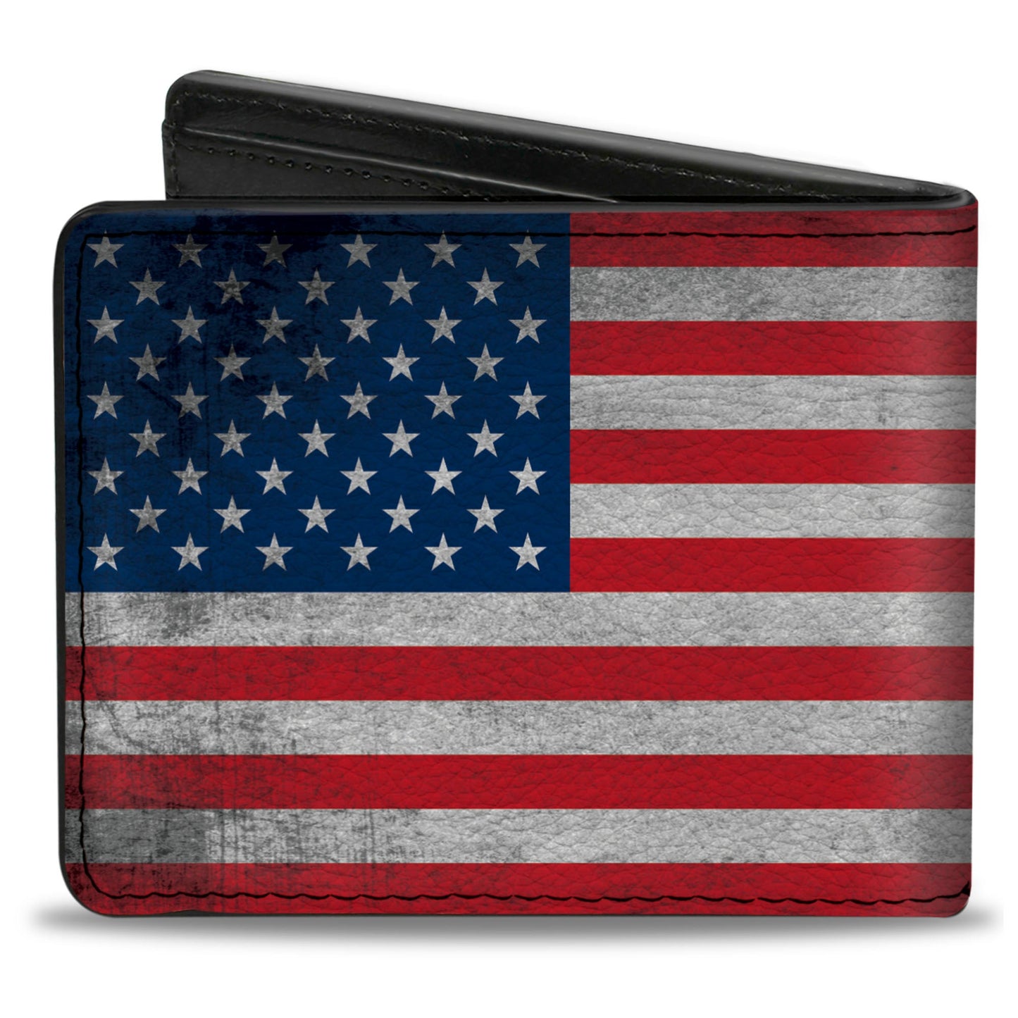 Bi-Fold Wallet - American Flag Distressed