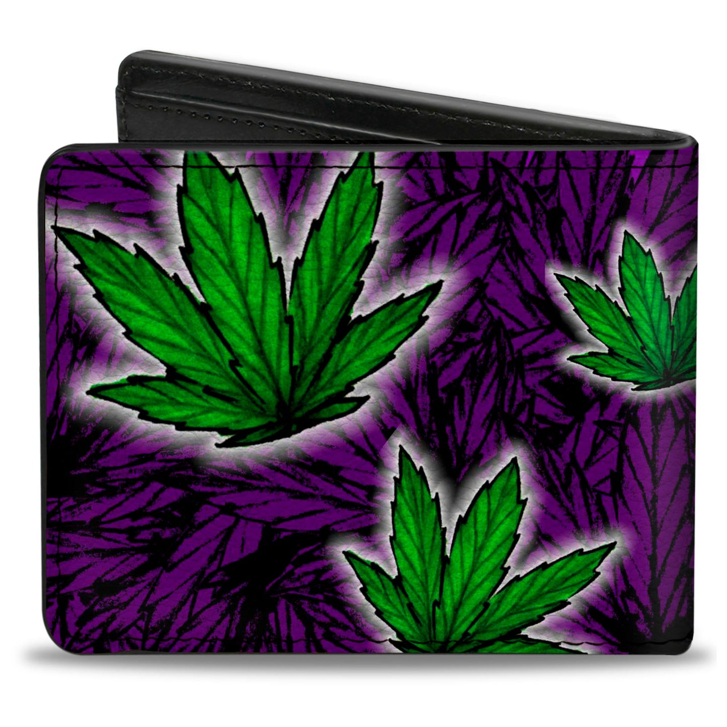 Bi-Fold Wallet - Marijuana Haze Purple