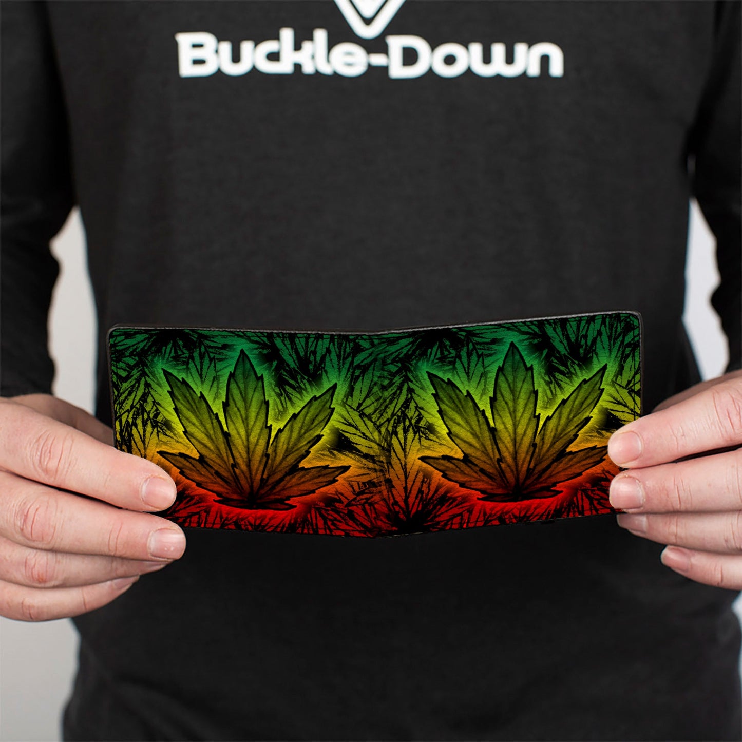 Bi-Fold Wallet - Marijuana Haze Rasta Rasta