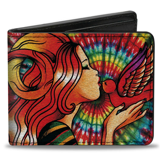 Bi-Fold Wallet - Tattoo Johnny-Bird Kiss