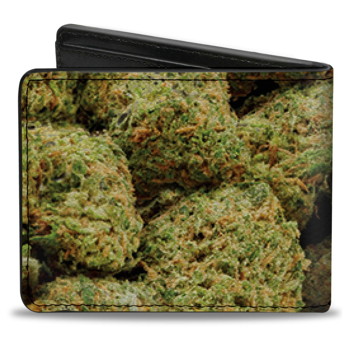 Bi-Fold Wallet - Vivid Marijuana Nugs2 Stacked